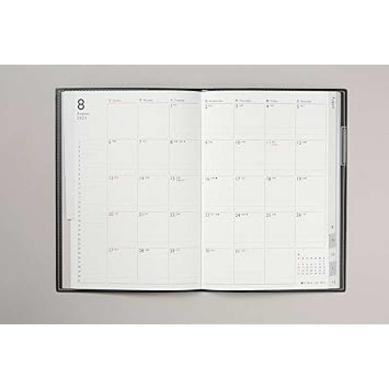 Takahashi No.503 Dear Rail Monthly Planner for 2023, A5 사이즈, 그린(2022년 12월 시작)