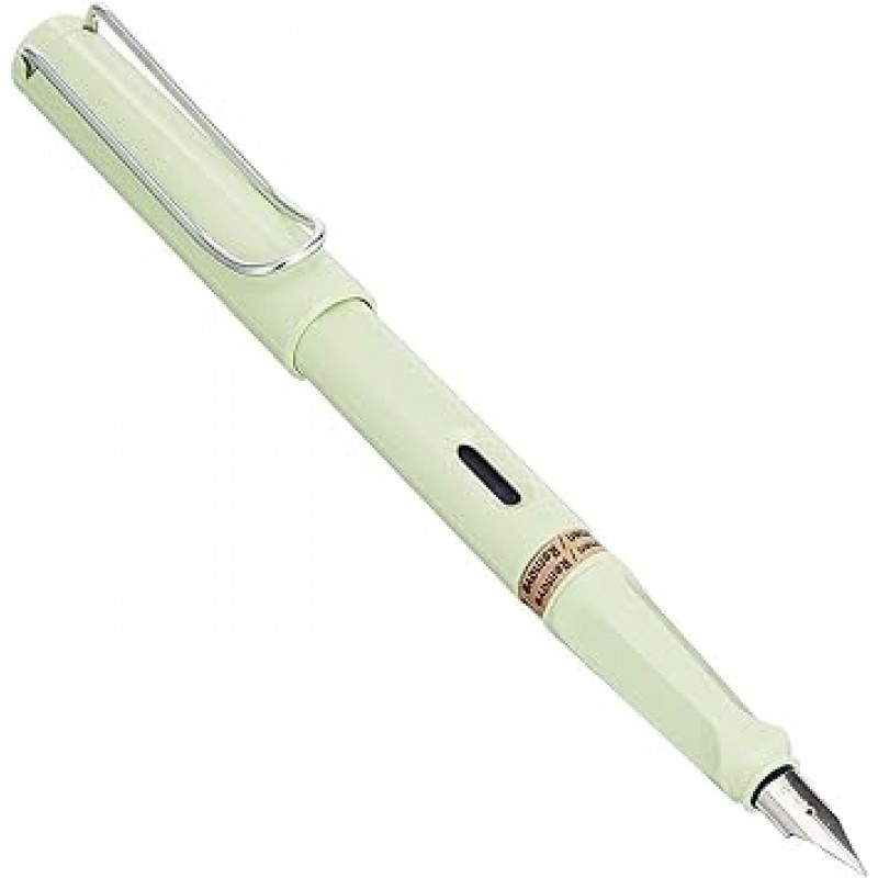 LAMY L36MG-F 만년필, F 파인 포인트, 사파리, 파스텔, 민트 그린, 이중 사용, 한정판