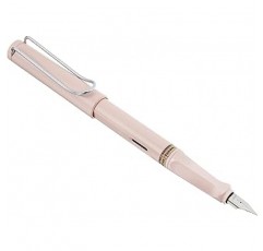 LAMY L36RS-F 만년필, F, 파인 포인트, 사파리, 파스텔, 파우더 로즈, 양용, 한정판