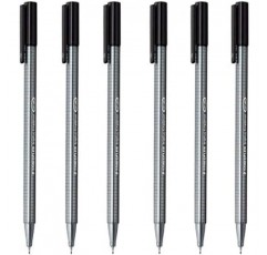 Staedtler Triplus Fineliner 블랙 0.3mm – 6개들이 팩