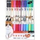 Xeno naong 스타일 고양이 캐릭터 컬러 볼 포인트 펜 0.5 MM – Pack of 11 펜