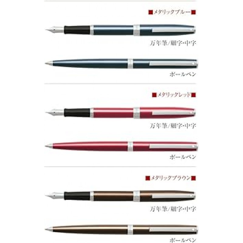 SHEAFFER SAG9476PN-F SAG9476PN-F 만년필, F, 파인 포인트, 광택 와인 CT