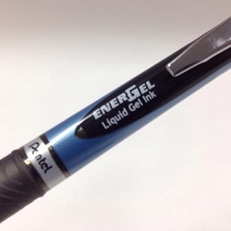 Pentel BLN75-A EnerGel 잉크 볼펜, 검정, 10개 세트, 0.02인치(0.5mm)