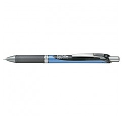 Pentel BLN75-A EnerGel 잉크 볼펜, 검정, 10개 세트, 0.02인치(0.5mm)