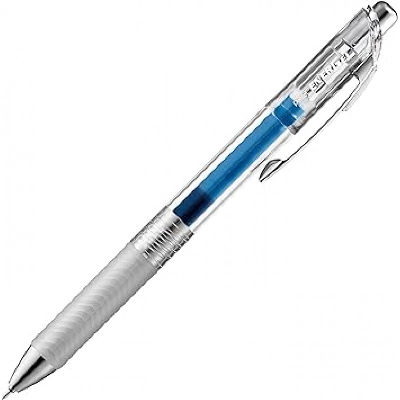 Pentel BLN74TL-C EnerGel 잉크 볼펜, EnerGel Infree, 0.02인치(0.4cm), 파란색, 10개 팩