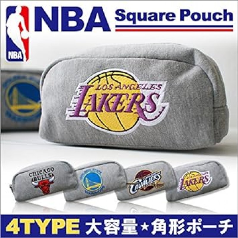 시카고 불스 [Pen Case] ​​Swett Square Pen Pouch / NBA Sun Art Pencil Case Basketball Goods Mail Order