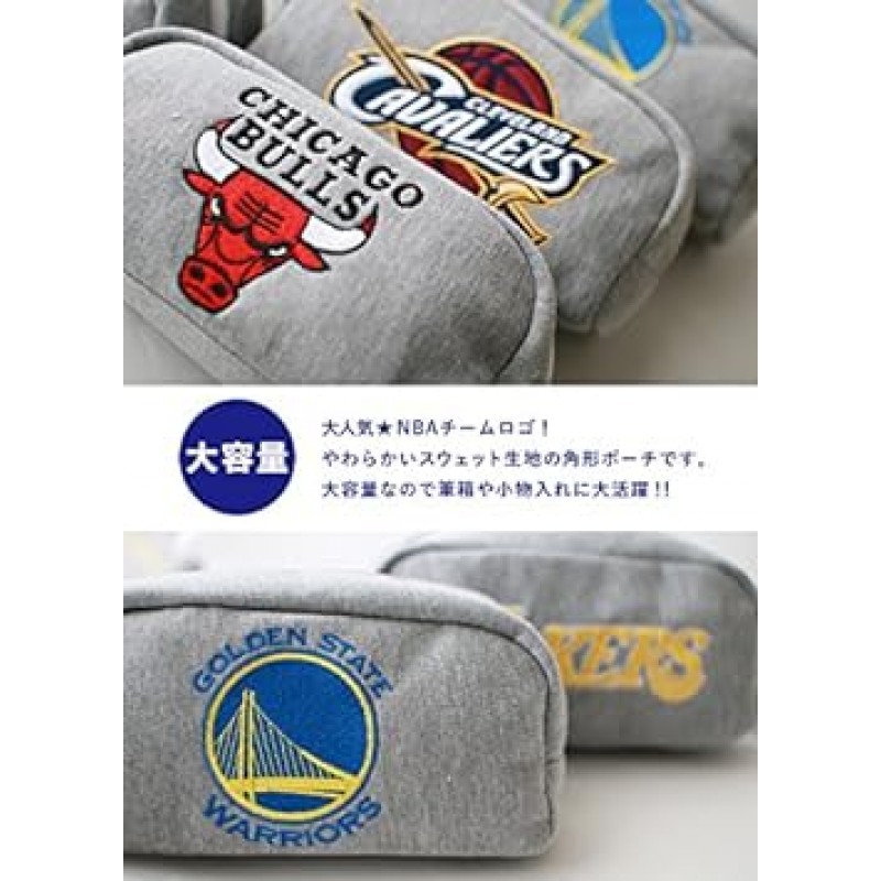 시카고 불스 [Pen Case] ​​Swett Square Pen Pouch / NBA Sun Art Pencil Case Basketball Goods Mail Order