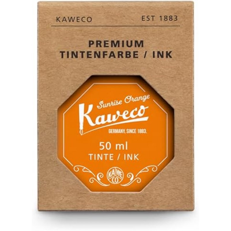 Kaweco 10002199 선라이즈 오렌지 병 잉크, 1.7 fl oz(50 ml), 정품 수입