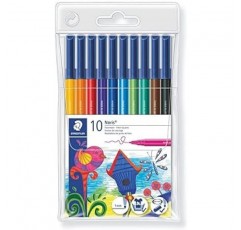 Staedtler 326 WP10 노리스크 클럽 수성 펜, 10색