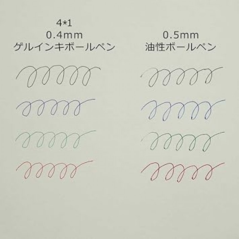 사쿠라 Craypas GB4M1004#38 다기능 펜, 볼 사인 4+1, 네이비