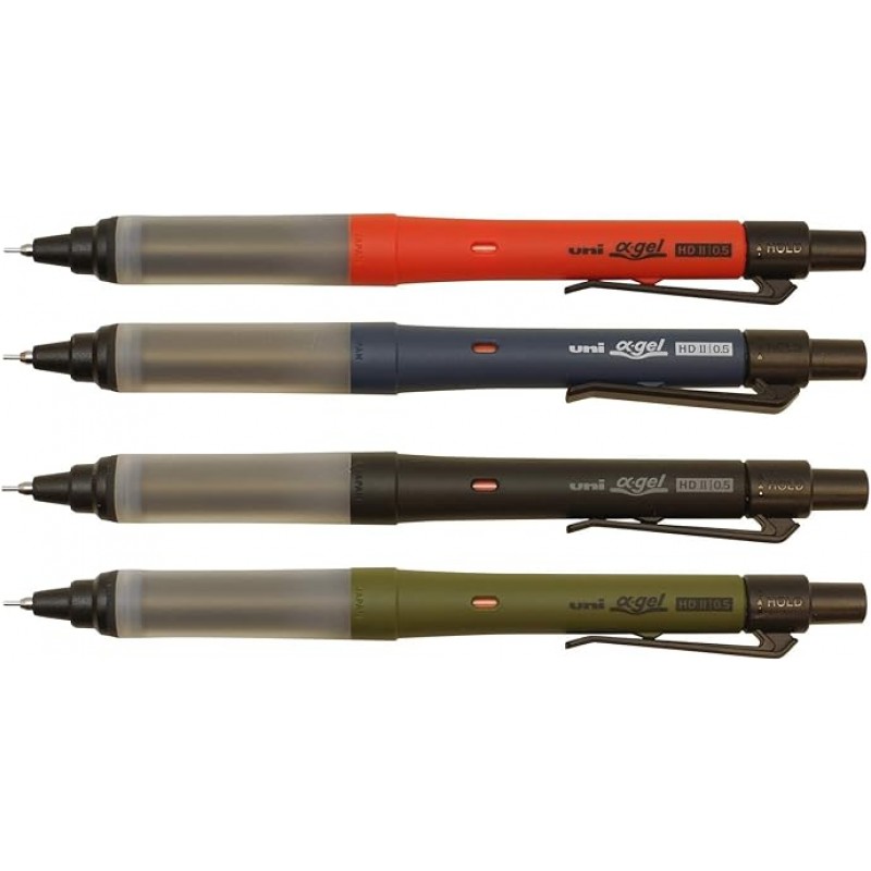 미쓰비시연필 Limited Mechanical Pencil Alpha Gel Switch 0.5mm [Orange] Kurutoga M51009GG1P.