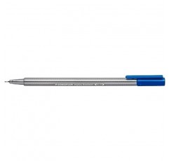 Staedtler 334-3 Triplus Fineliner 미세 필기용 펜, 10개들이 상자(파란색)