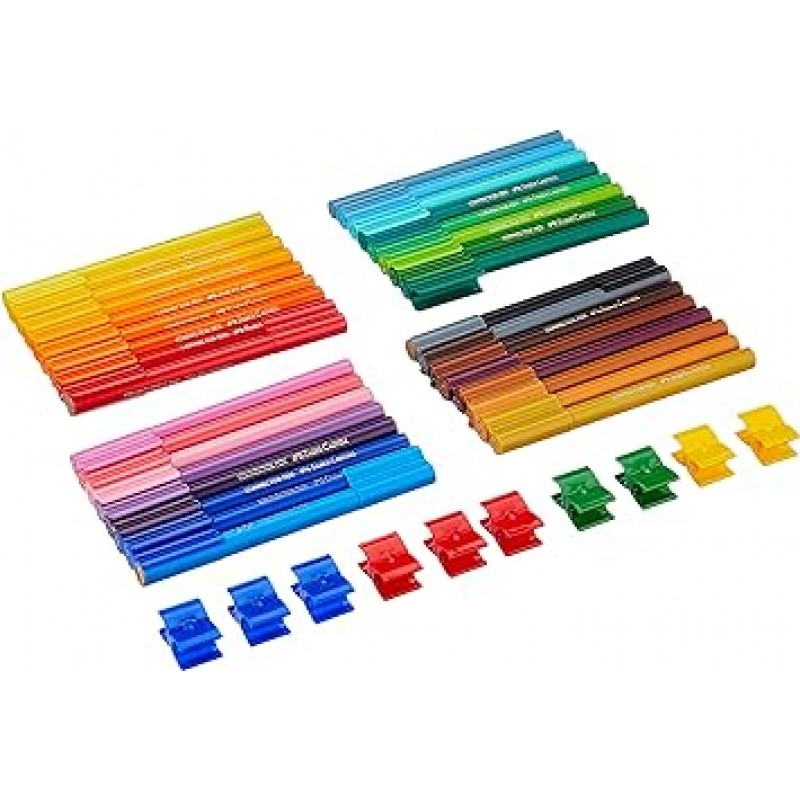 Faber Castell 155533 수성 마커, 커넥터 펜, 33피스, 트랙 세트