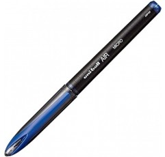 미쓰비시 연필 Uni-Ball Air UBA20105.33 수성 볼펜, 0.02인치(0.5mm), 파란색, 10개