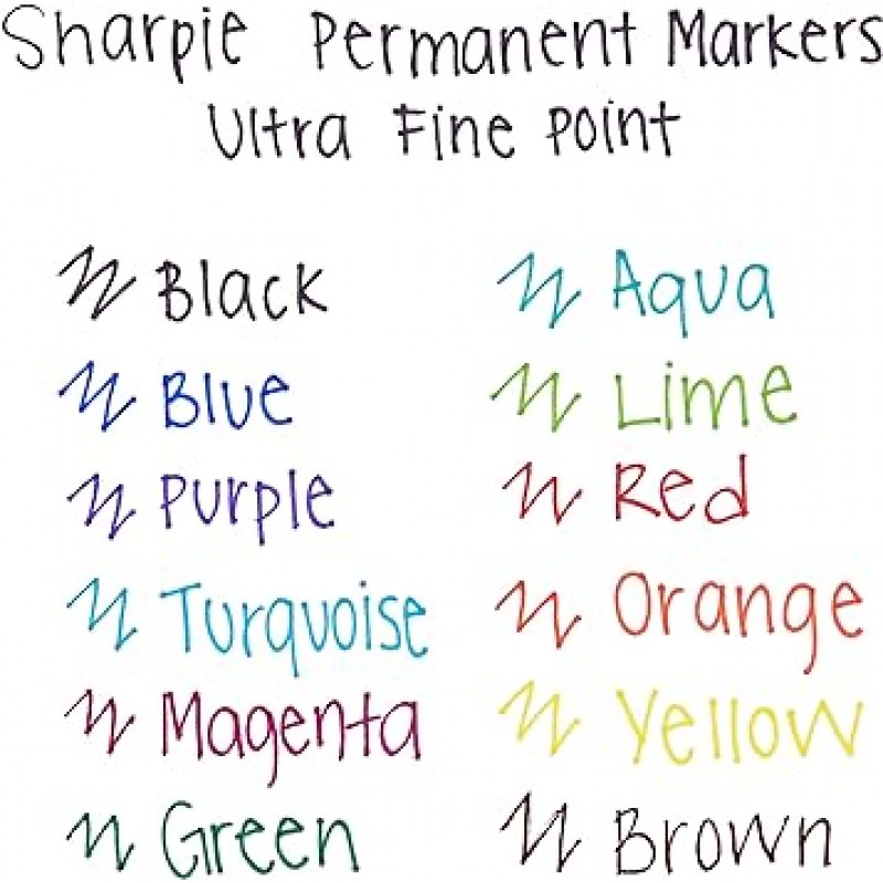 [ – ] Sharpie Retractable Ultra Fine Point Permanent Marker 1735791 – Parent [병행수입품] , 블랙