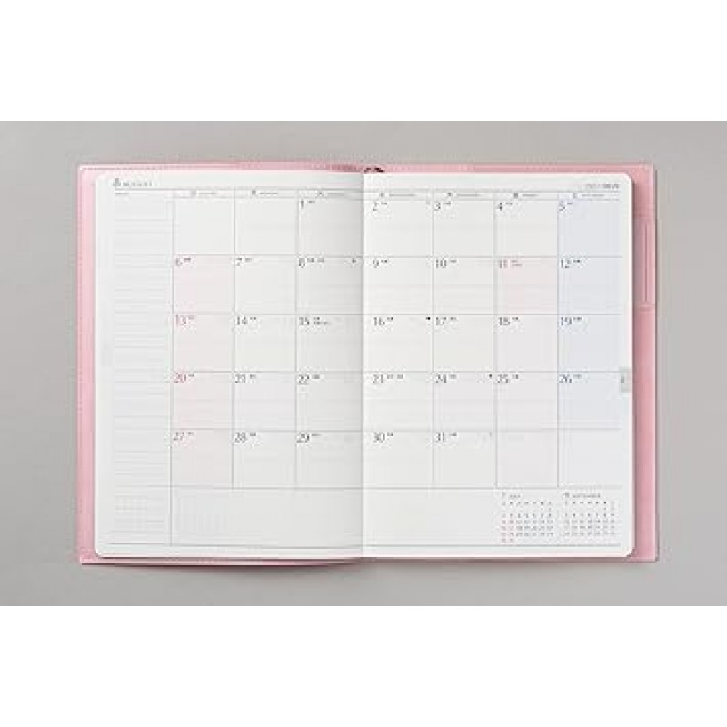 Takahashi 2023 Notebook, B6, Weekly Ferte S 2, Pink No. 246(2022년 12월 시작)