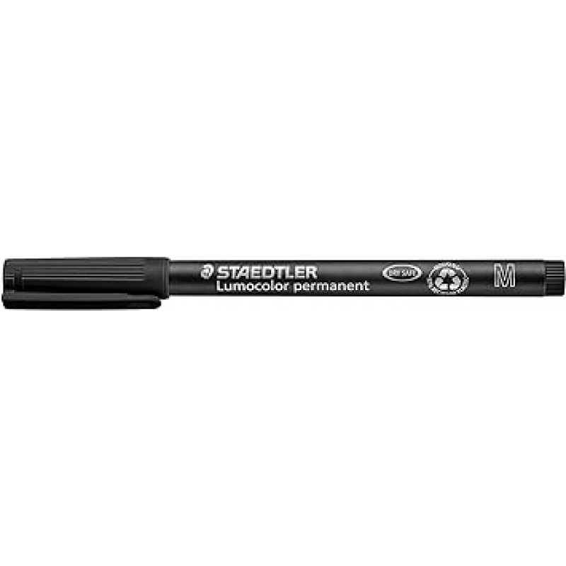 Staedtler 500127 루모 컬러 유성 펜, 미세 필기 M, 8색