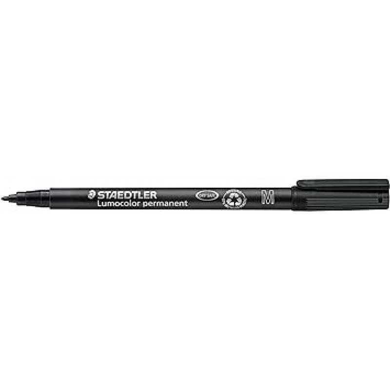 Staedtler 500127 루모 컬러 유성 펜, 미세 필기 M, 8색