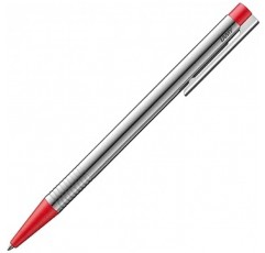 LAMY L205RD 볼펜, 유성, 로고, 스테인리스 스틸, 레드