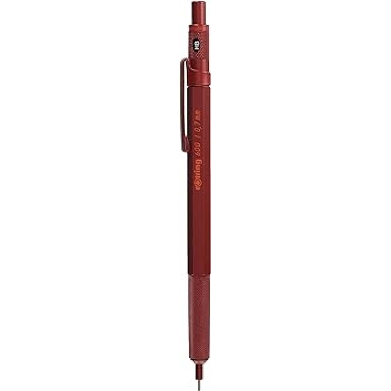 Lotling 600 Mudder Red Mechanical Pencil, 0.7 mm, Knock Type, 2119973 rOtring Mechanical Pencil, Premium Writing Tool, 문구류, Made in Germany, 제도용 펜, 전문가용 볼펜