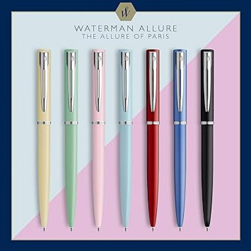 WATERMAN Allure 2100398 공식 볼펜, 유성, 레드 CT