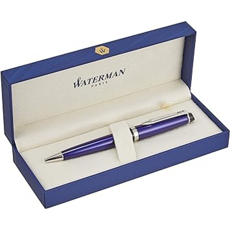 WATERMAN 2093761 공식 볼펜, 유성, 엑스퍼트 에센셜, 다크 블루 CT