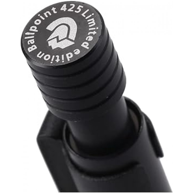 Staedtler 볼펜, 한정판, 올 블랙, 425 25F9-1, 접이식 볼펜, 블랙 잉크