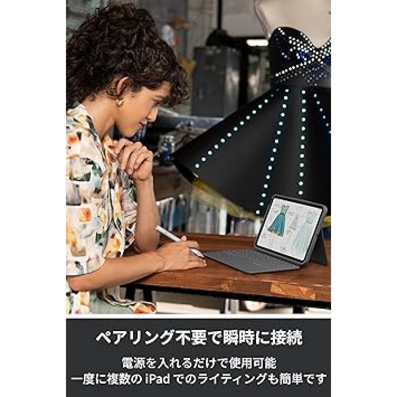Logitech Crayon iP11SL 디지털 연필, 고속 USB-C 충전, iPad 10세대, 2018년 이후 iPad 시리즈와 호환, 실버, 7시간 배터리, iPad / iPad Pro / iPad Air / iPad Mini와 호환
