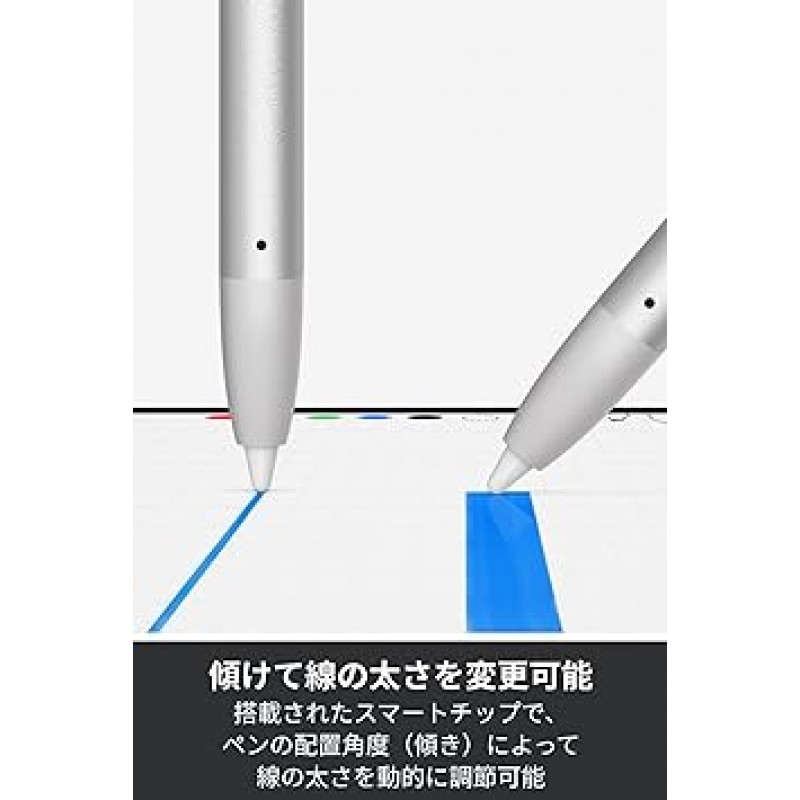 Logitech Crayon iP11SL 디지털 연필, 고속 USB-C 충전, iPad 10세대, 2018년 이후 iPad 시리즈와 호환, 실버, 7시간 배터리, iPad / iPad Pro / iPad Air / iPad Mini와 호환