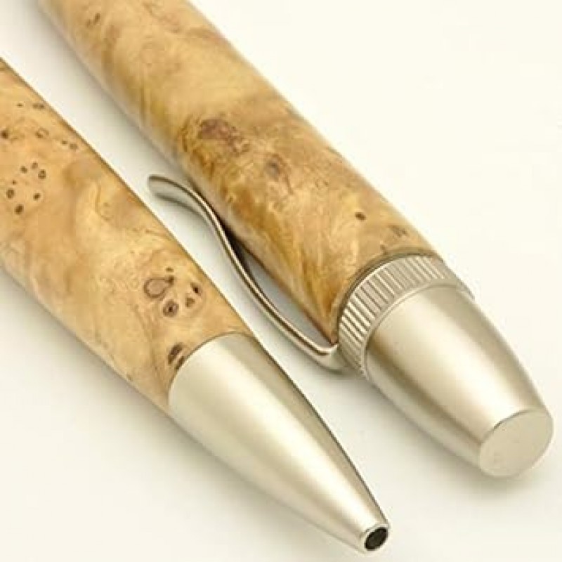 메이지 우드 볼펜, 밤나무 구리, SP15206, 전체 길이 4.9인치(125mm), 일본제, 나무 축 펜, 수제 나무 펜, 패트리어트