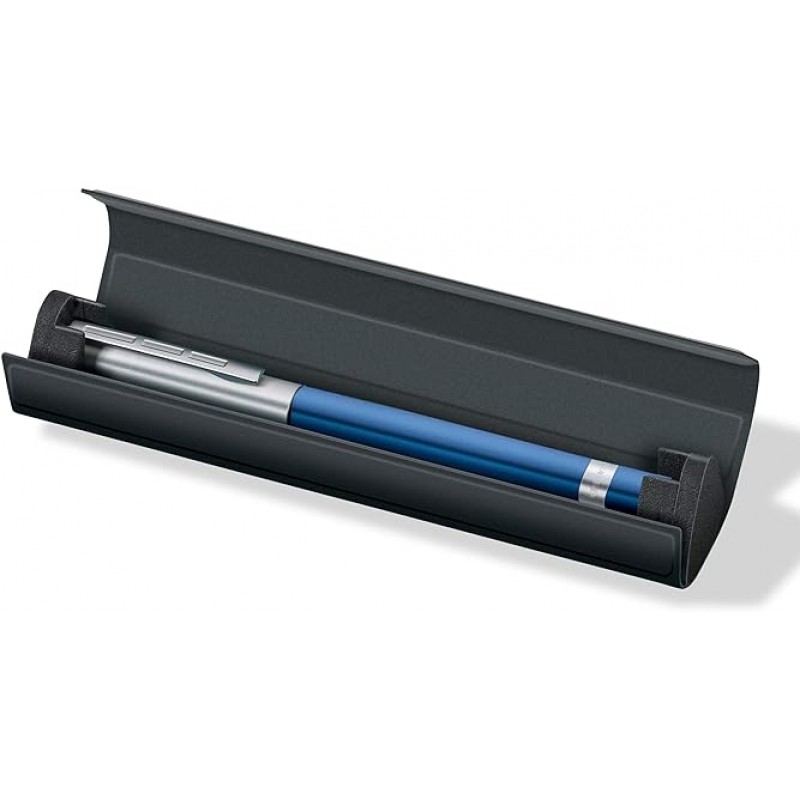 Staedtler 476TRX3M TRX M 만년필, 중간 점, 삼각형 샤프트, 케이스 포함, 파란색
