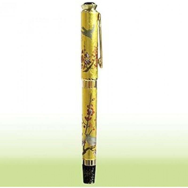 tazima Pure Gold Foil, 도마뱀 Ballpoint Pen, Plum and Nightingale