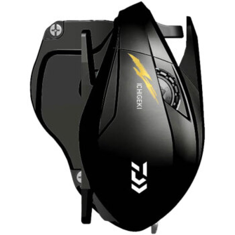 DAIWA 23 신형, 원 히트 팬 물방울 장거리 루어 릴 블랙 배스 팁 만다린 피쉬 릴 왼손형 100H/HL