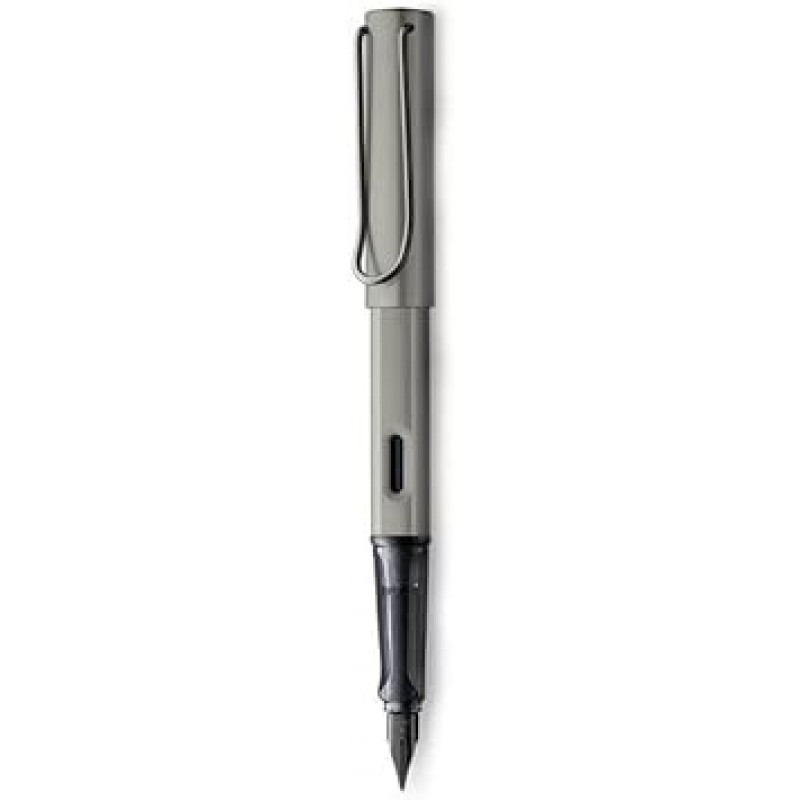 LAMY L57-M 만년필, M, 미디엄 포인트, 럭스, 루테늄, 겸용