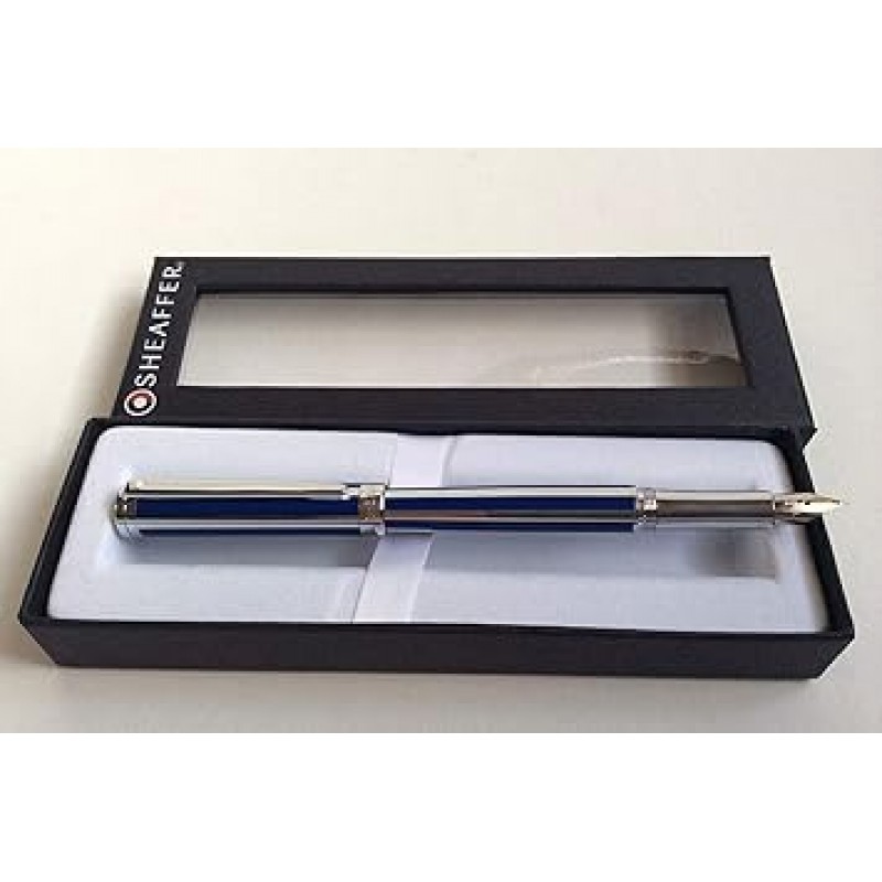 Sheaffer Intensity 울트라 마린 스트라이프 BROAD 펜촉 만년필 9230 – 0