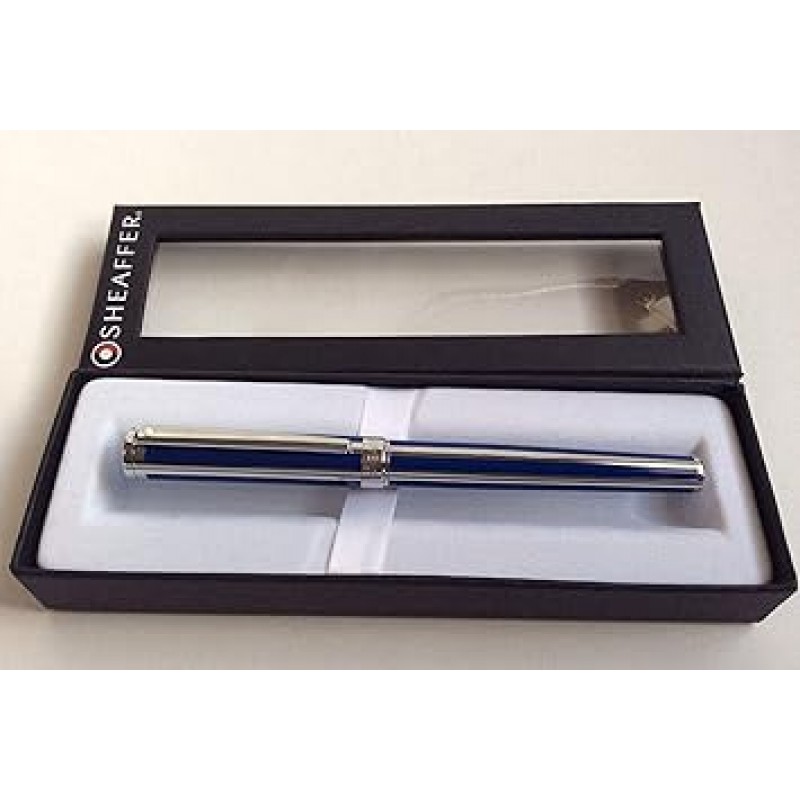 Sheaffer Intensity 울트라 마린 스트라이프 BROAD 펜촉 만년필 9230 – 0