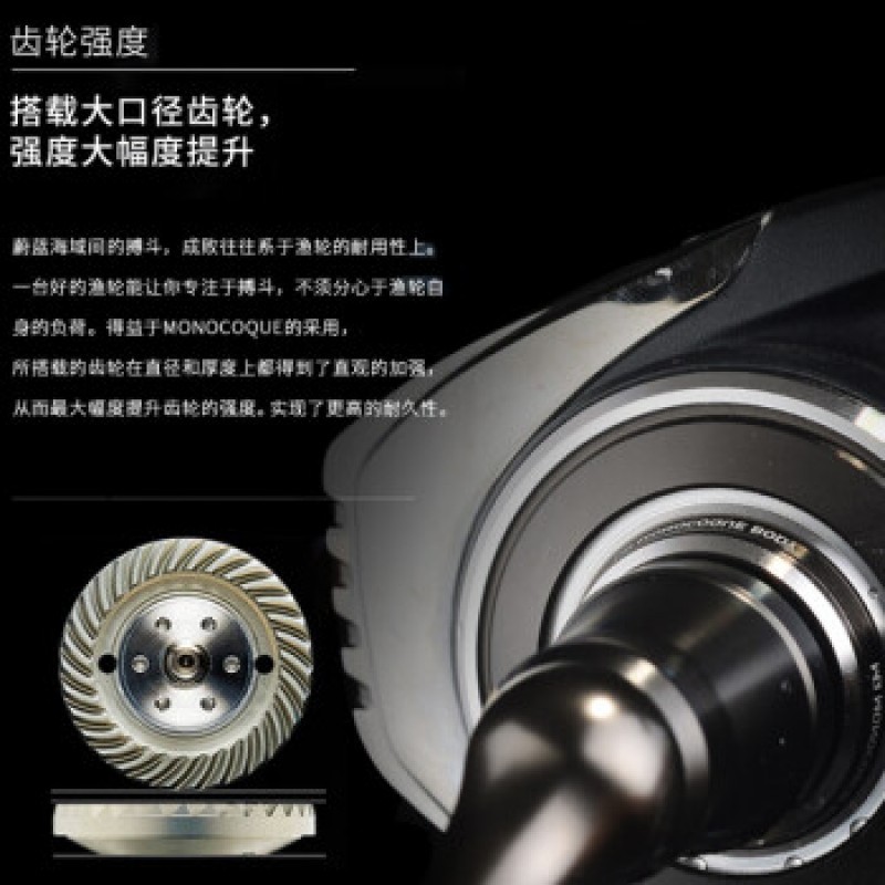 DAIWA 21 BG MQ 심해낚시 철판 큰 바퀴 바다낚시 대형 물레 황금총 레드 낚시 릴 낚시 릴 14000-H형(표준 라인 컵+고속비)