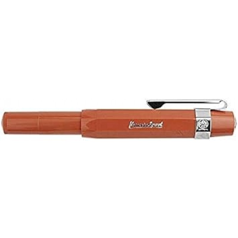 Kaweco Sport Skyline 만년필 Fox, Kaweco Sport 옥타고날 클립 크롬이있는 고급 펜촉