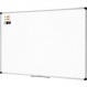 알루미늄 프레임이 있는 AmazonBasics 화이트보드 펜 트레이, 120 x 90cm(47.2 x 35.4인치)