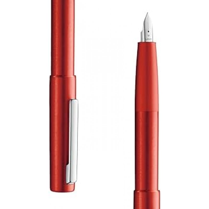 LAMY 라미 만년필 M 미디엄 포인트 이온 레드 L77RD-M Dual Use Only 정품 수입