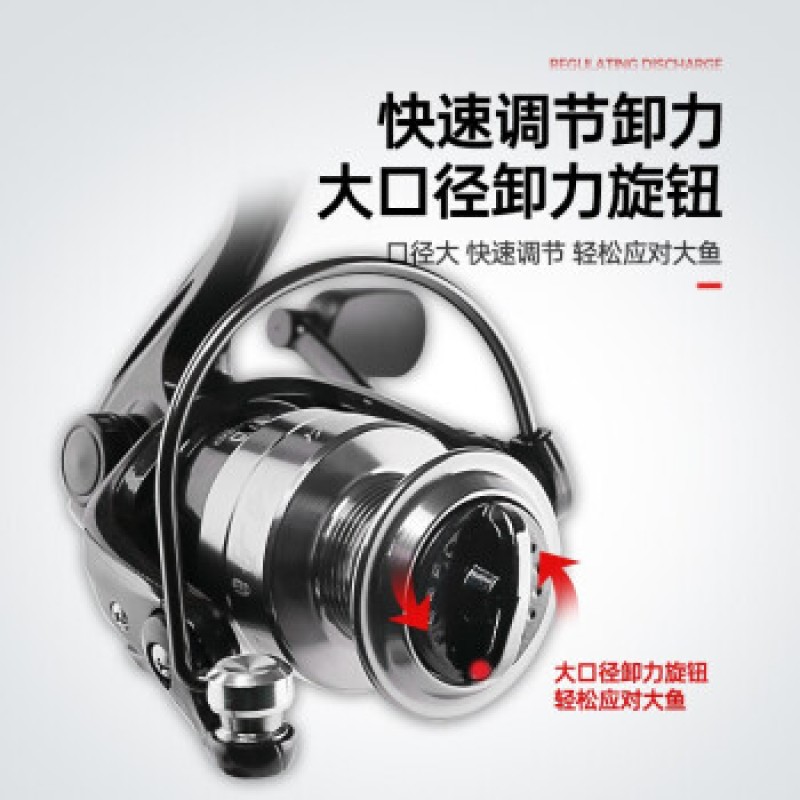 GW Guangwei Puzhou 3 세대 낚시 릴 범용 물레 낚시 릴 장거리 낚시 릴 낚시 장비 1000 Puzhou 3 세대