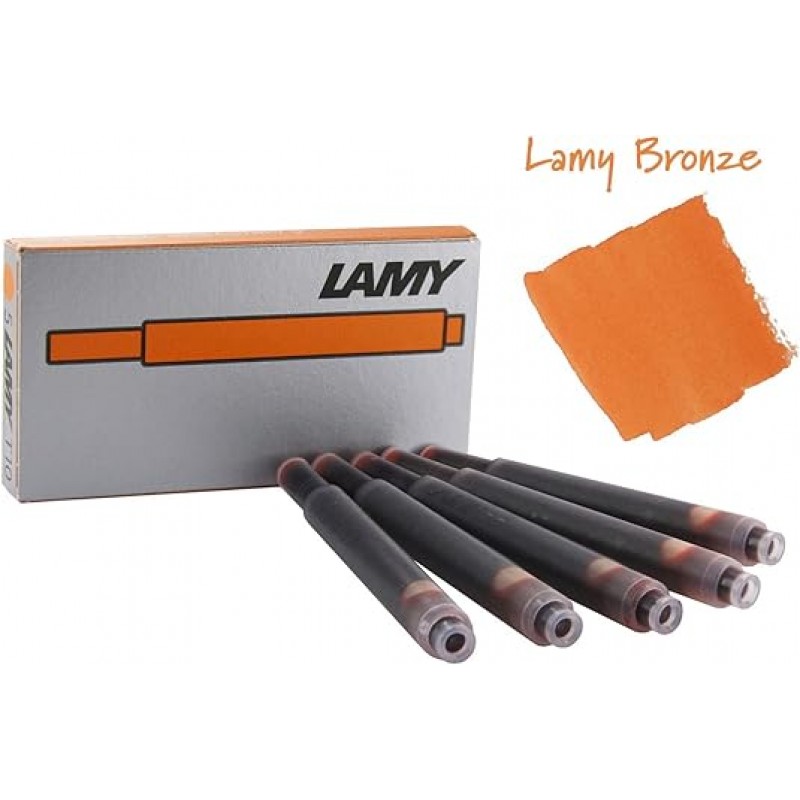 Lamy T10 만년필 잉크 카트리지 20개 청동(2019년 스페셜 에디션)