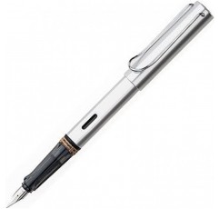 LAMY L25WS-F 만년필, F, 파인 포인트, 얼스터, 화이트 실버, 이중 사용, 한정판