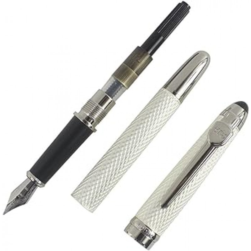 zoohot Jinhao 만년필 163 중자 펜촉 어드밴스 선물 펜 화이트