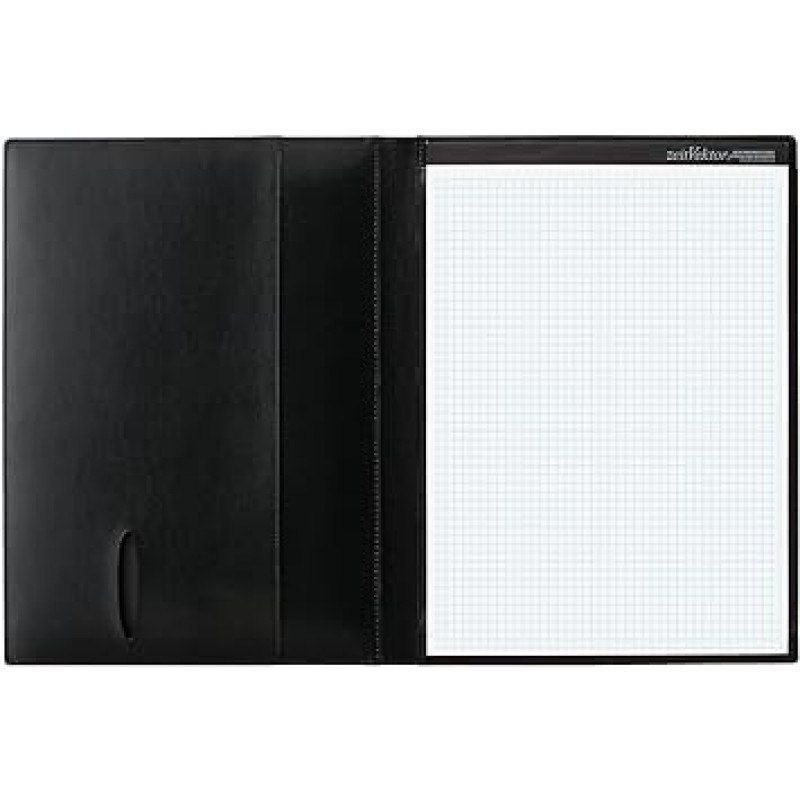 Raymei Fujii ZVP701B ZeitVektor A4 가죽 보고서 패드 블랙