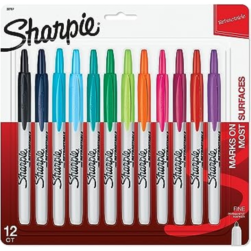 Sharpie 개폐식 영구 마커, 파인 포인트