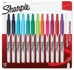 Sharpie 개폐식 영구 마커, 파인 포인트