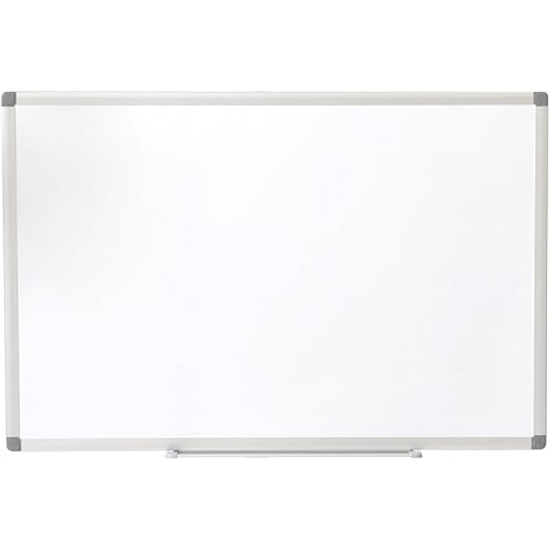 Office Com OC-WBH9060W 화이트보드 에나멜, 벽걸이형, 단색, 900 x 600mm(35.4 x 23.6인치), 마커 포함