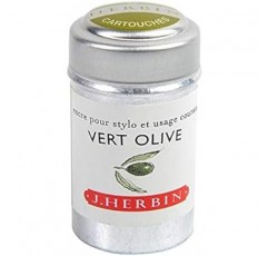 J. Herbin 잉크 카트리지 Vert Olive by J. Herbin