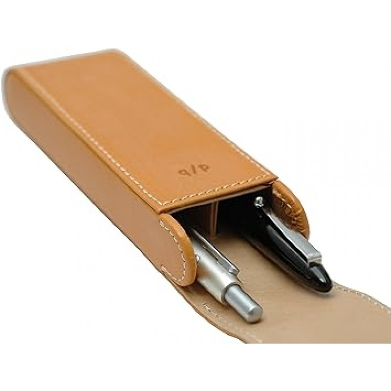 [덕트] 만년필 케이스 Pen Case For 2 Pen by igirisu・sedouxikku Bridle Leather BL – 622 , 브라운